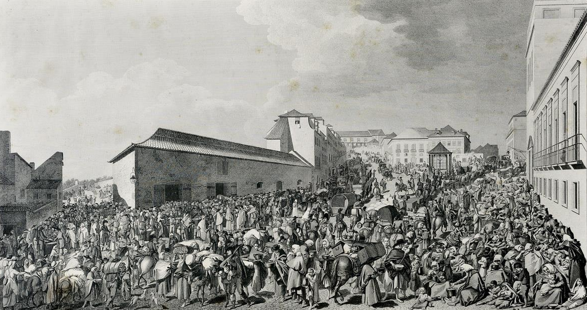 Soup of the poors in Arroios by Domingos Sequeira