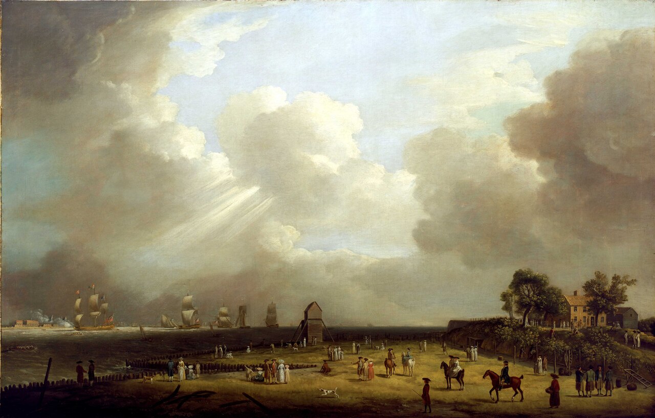 Princess Charlotte Arriving at Harwich, September 1761 by Dominic Serres