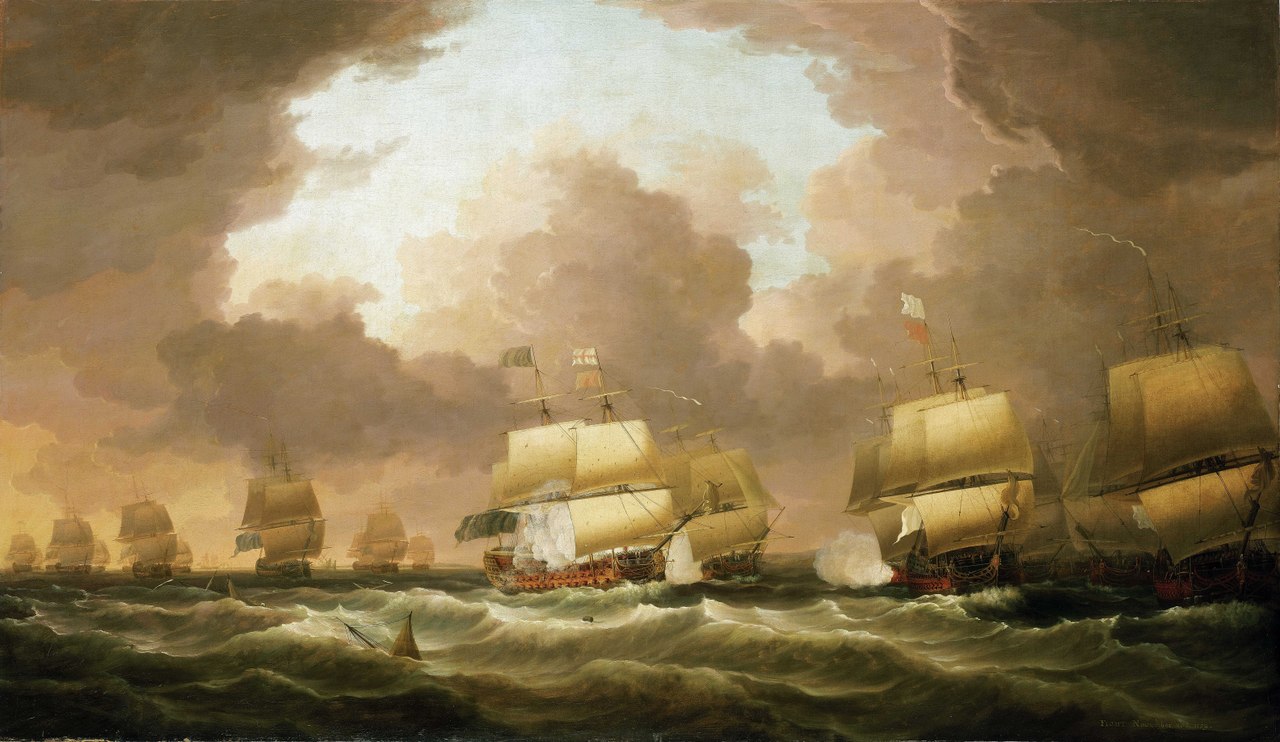 The Battle of Quiberon Bay, 20 November 1759 by Dominic Serres