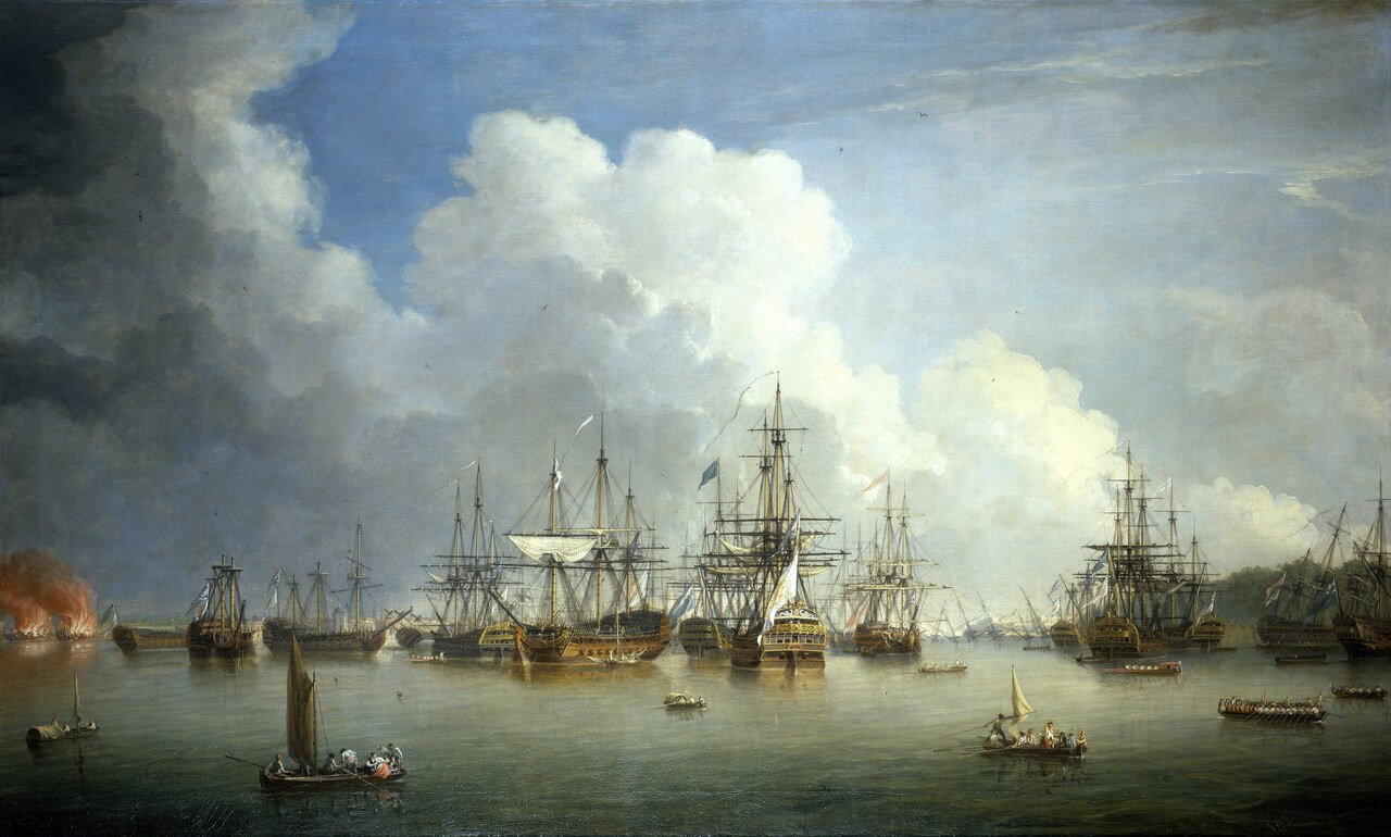 The Captured Spanish Fleet at Havana, August-September 1762 by Dominic Serres