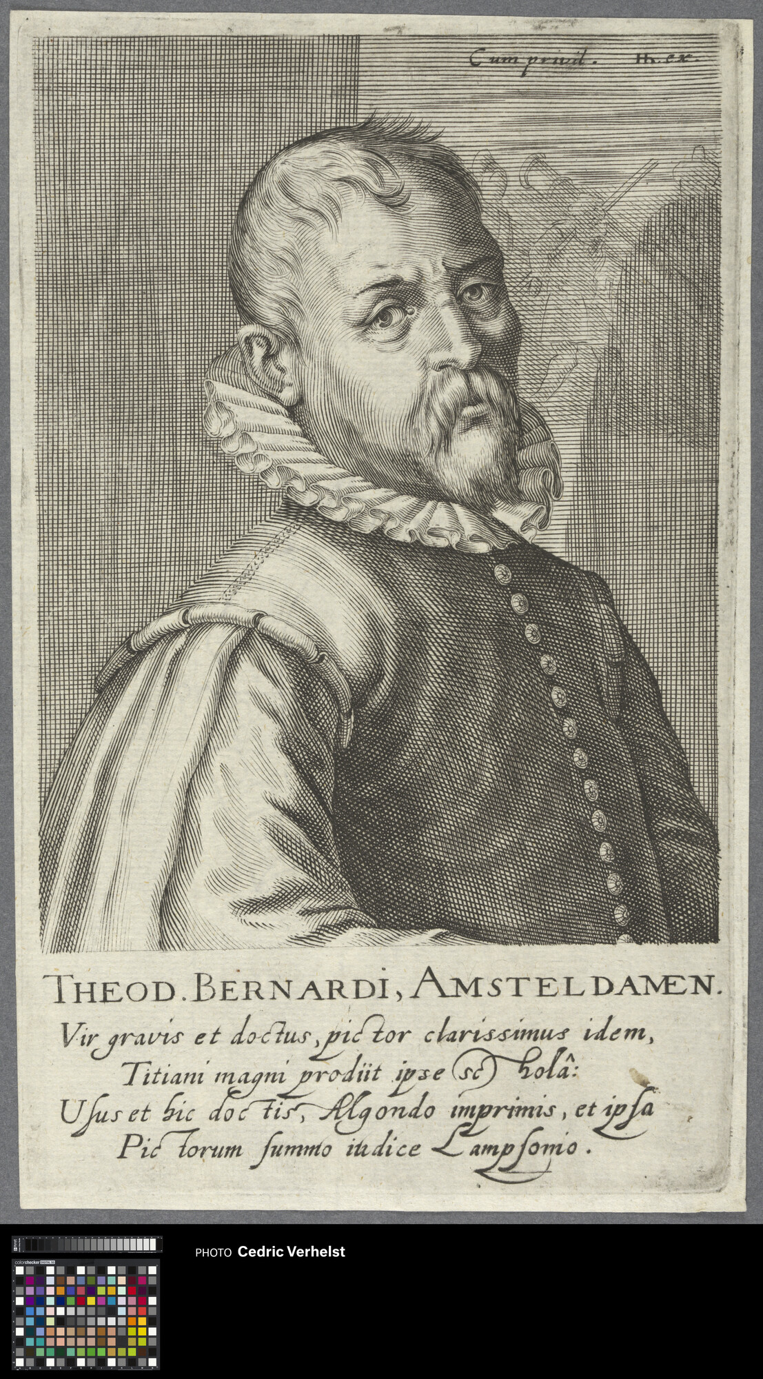 Portrait of Dirck Barendsz. by Dominicus Lampsonius