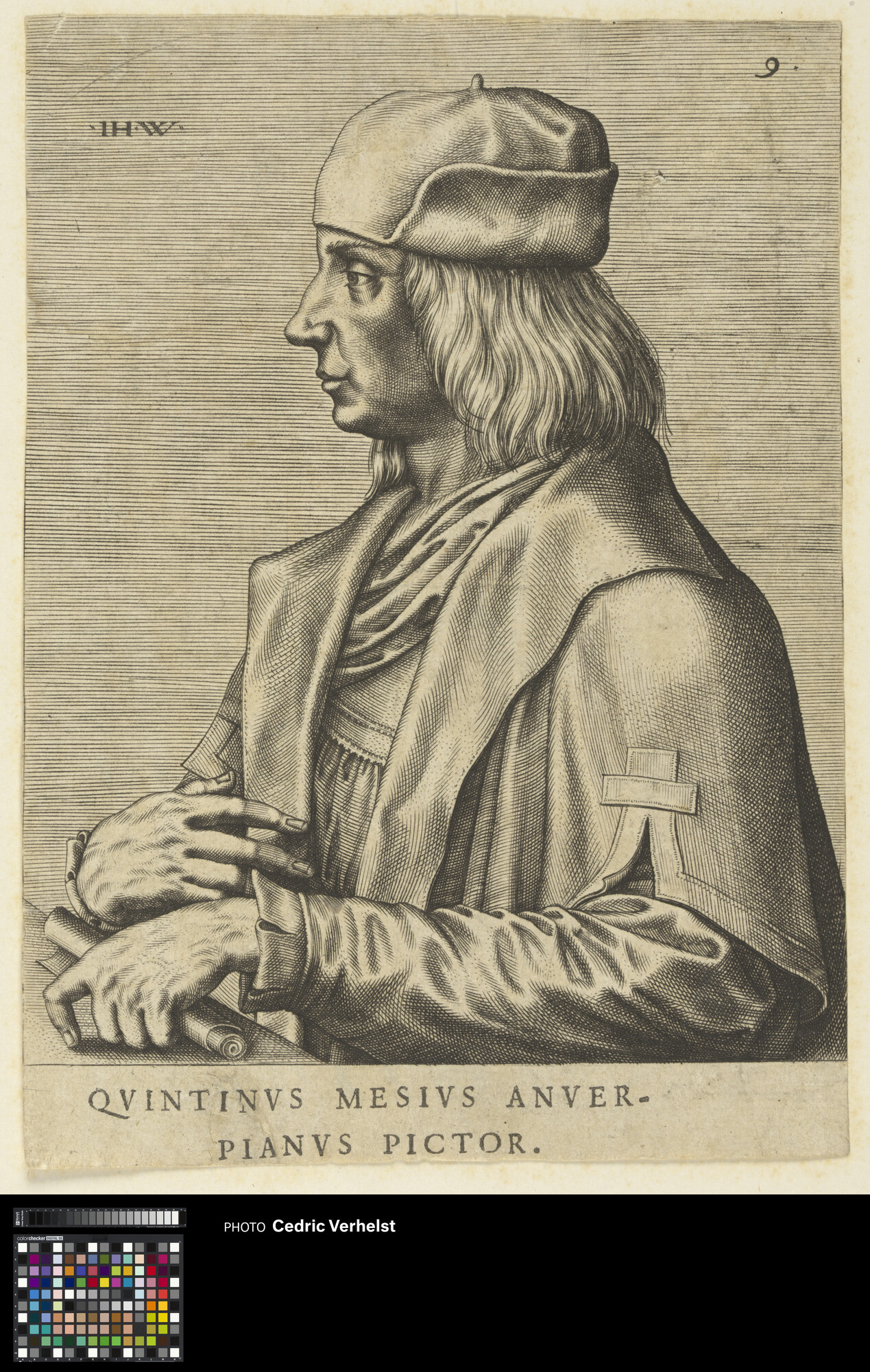Portrait of Quiten Massijs by Dominicus Lampsonius