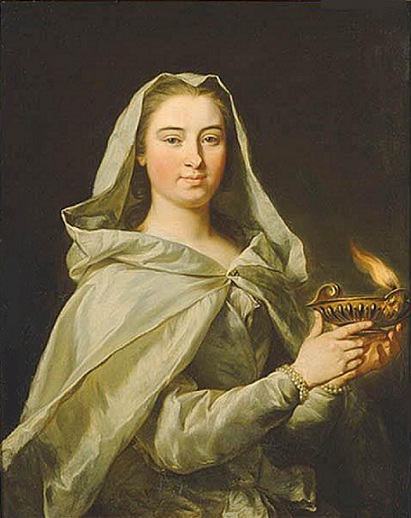 Portrait of Charlotta Sparre as a Vestal by Donat Nonnotte