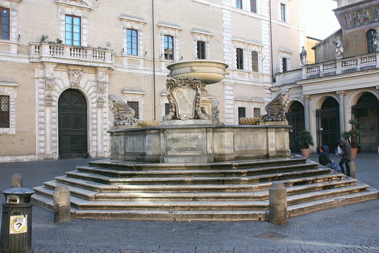 Fountain (Pizza di Santa Maria) by Donato Bramante