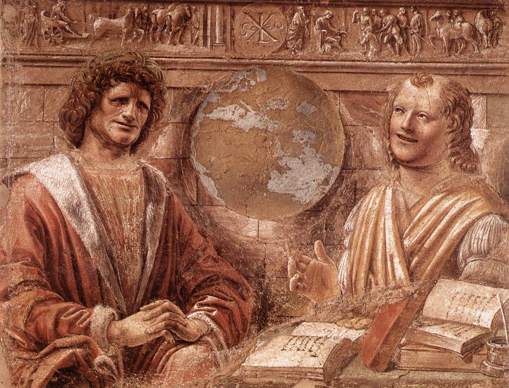 Heraclitus and Democritus by Donato Bramante