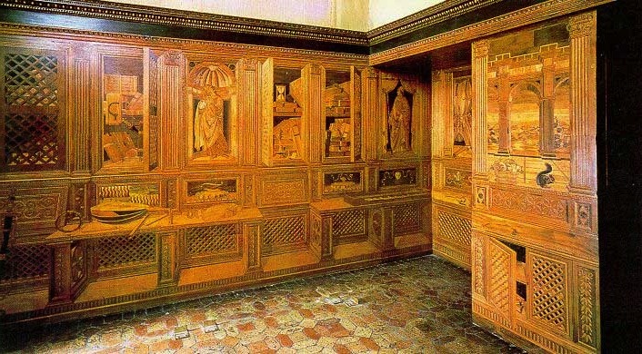 Studiolo di Federico da Montefeltro by Donato Bramante