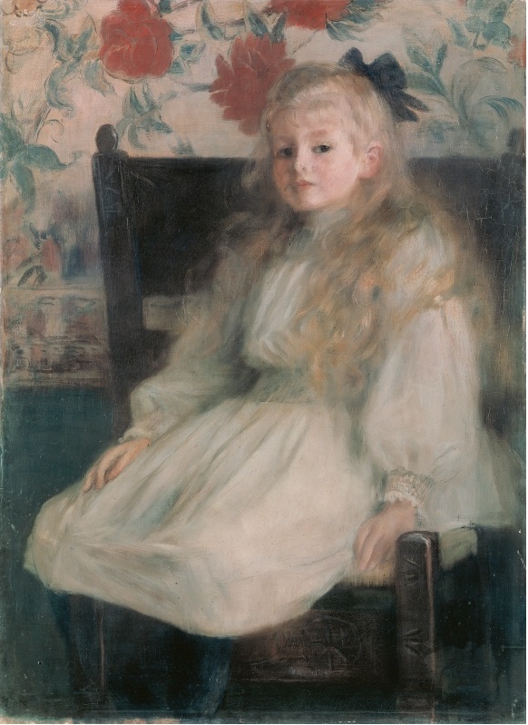 Portrait of a Girl by Dora Hitz