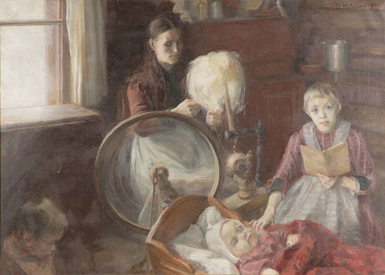 Mother and Children by Dora Wahlroos