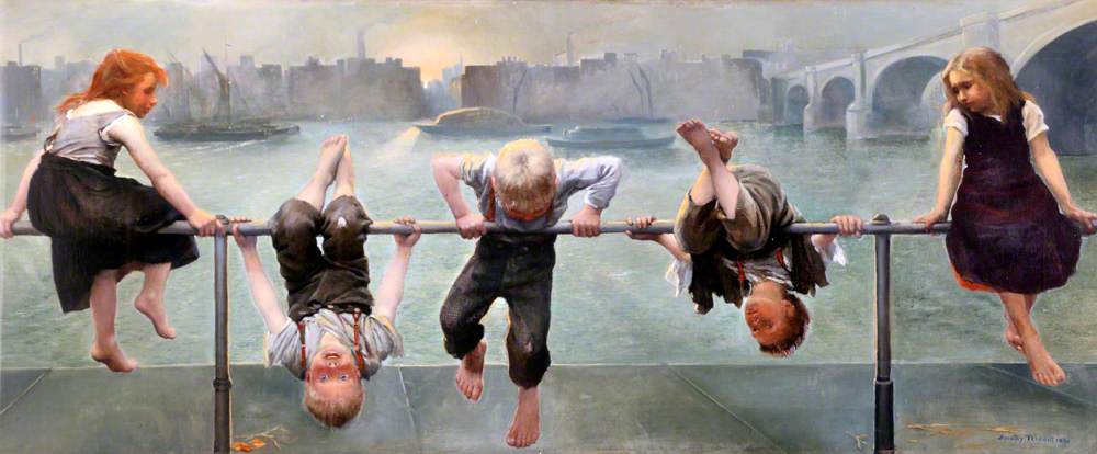 Street Arabs at Play by Dorothy Tennant