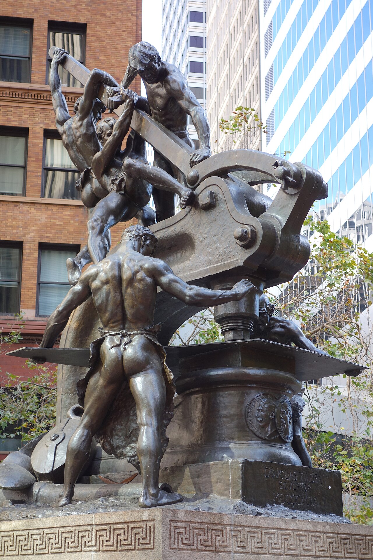 Mechanics Monument by Douglas Tilden