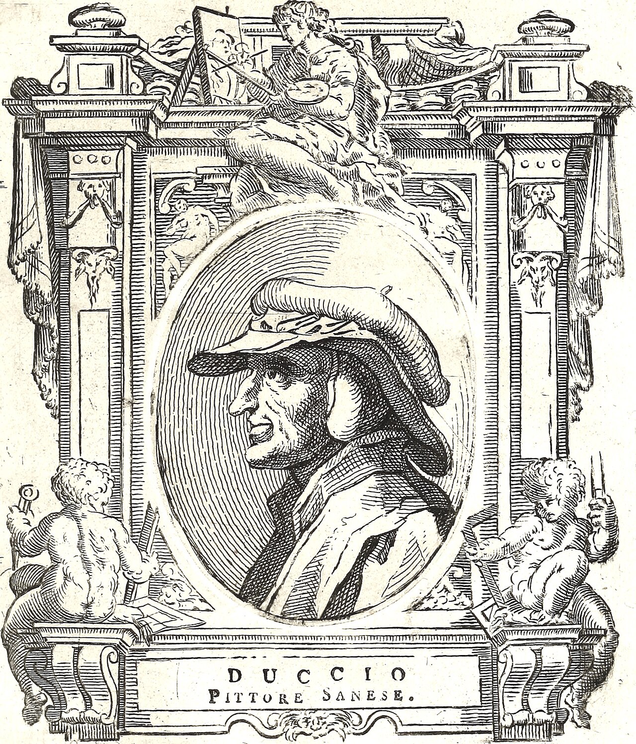 Portrait of Duccio di Buoninsegna