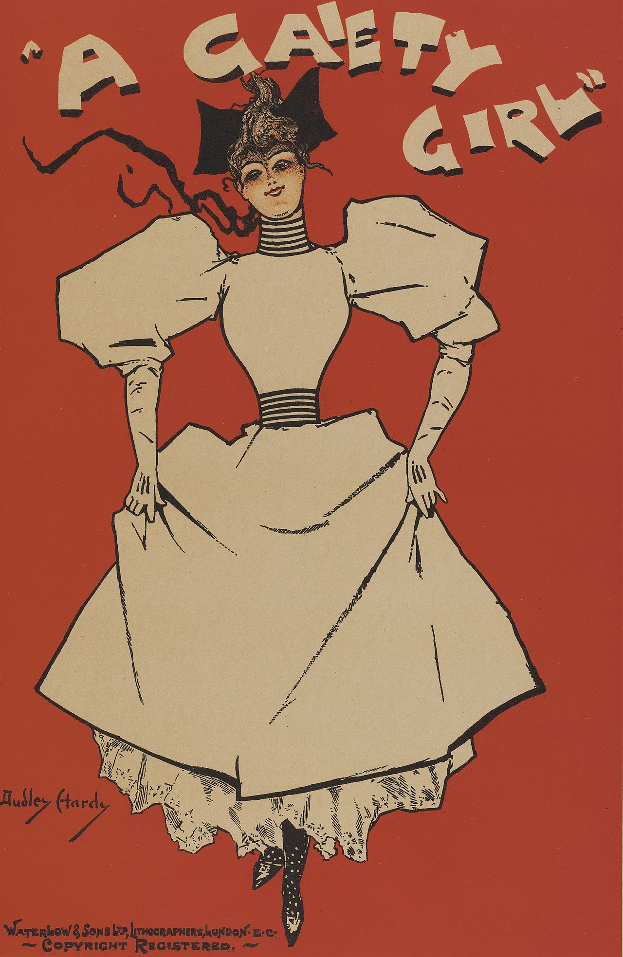 A Gaiety girl by Dudley Hardy