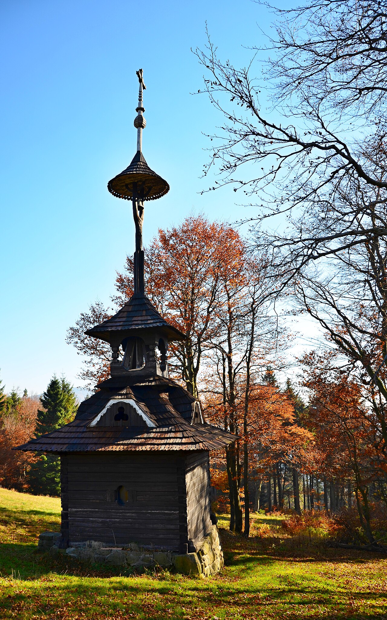 Small Bell Tower Pustevny by Dušan Jurkovič
