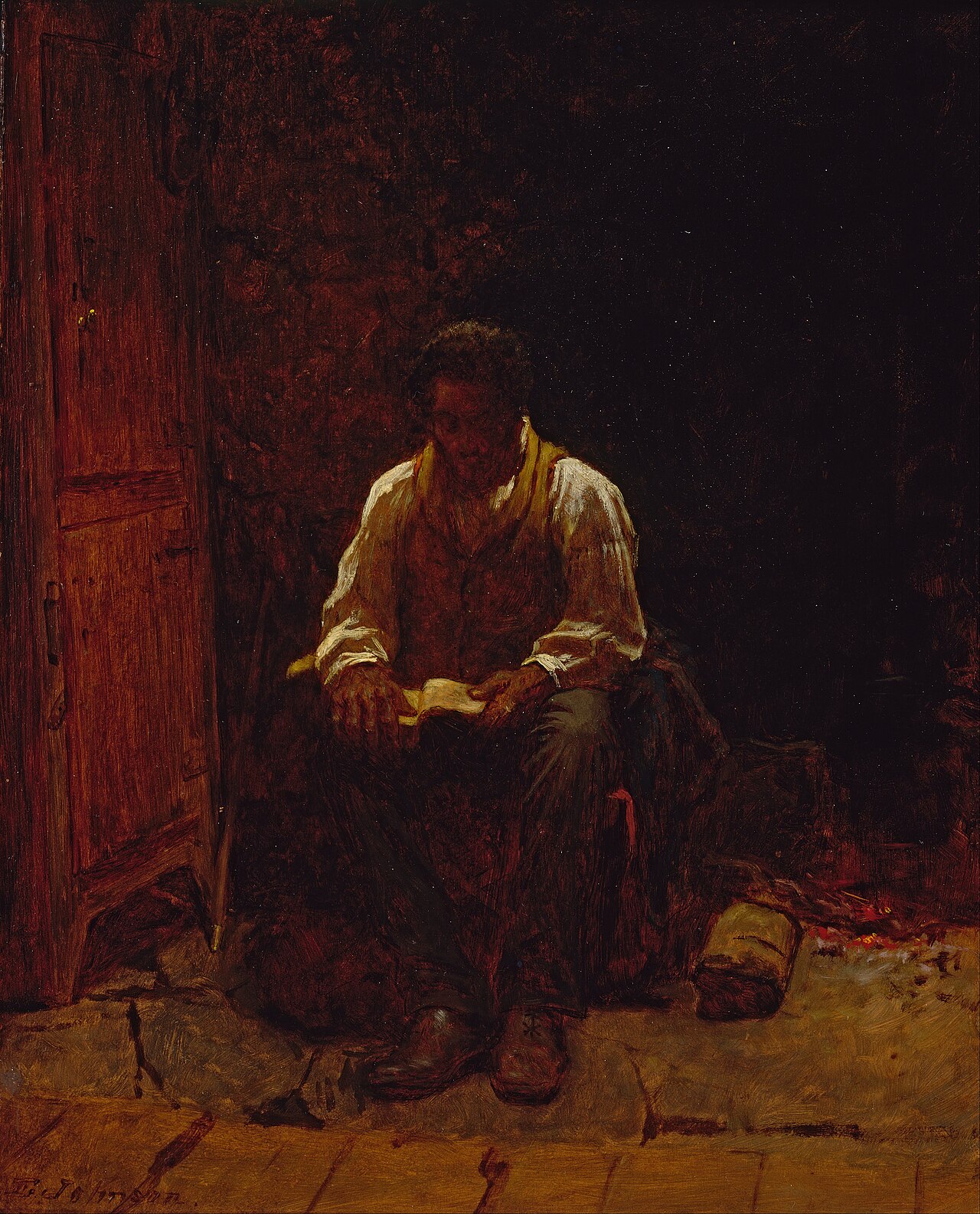 The Lord is My Shepherd by Eastman Johnson