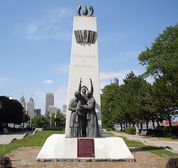 International Memorial to the Underground Railroad: Tower of Freedom by Ed Dwight