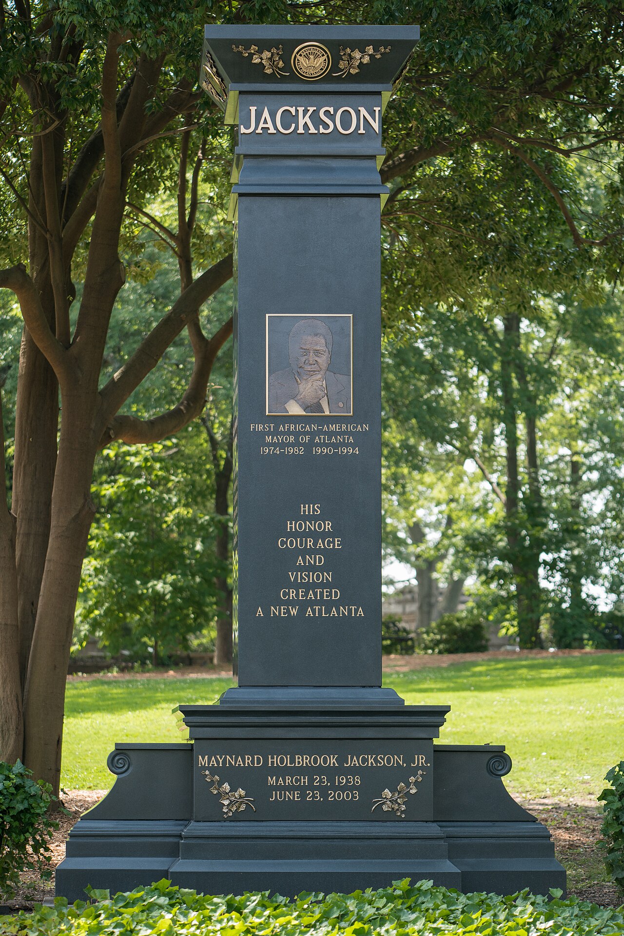 Maynard Jackson Memorial by Ed Dwight