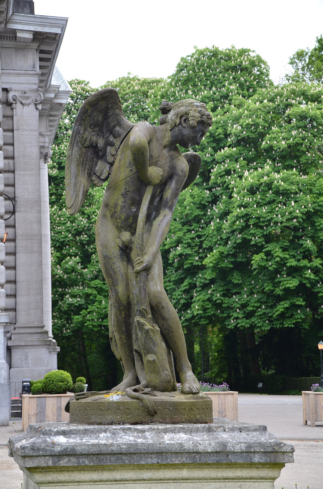 Amor Fashioning a Bow after the Club of Hercules by Edme Bouchardon