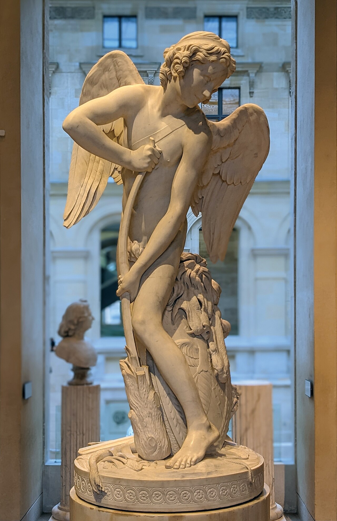 Cupid Cutting His Bow from the Club of Hercules by Edme Bouchardon