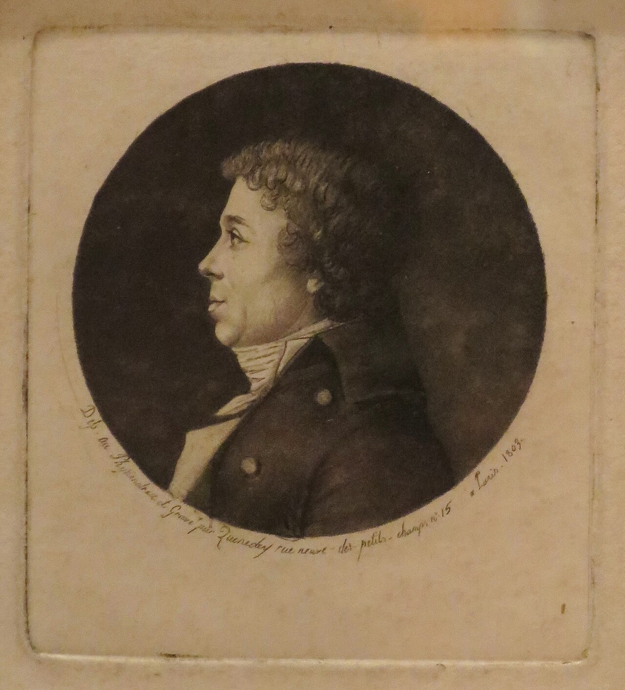 Portrait of Edme Quenedey des Ricets
