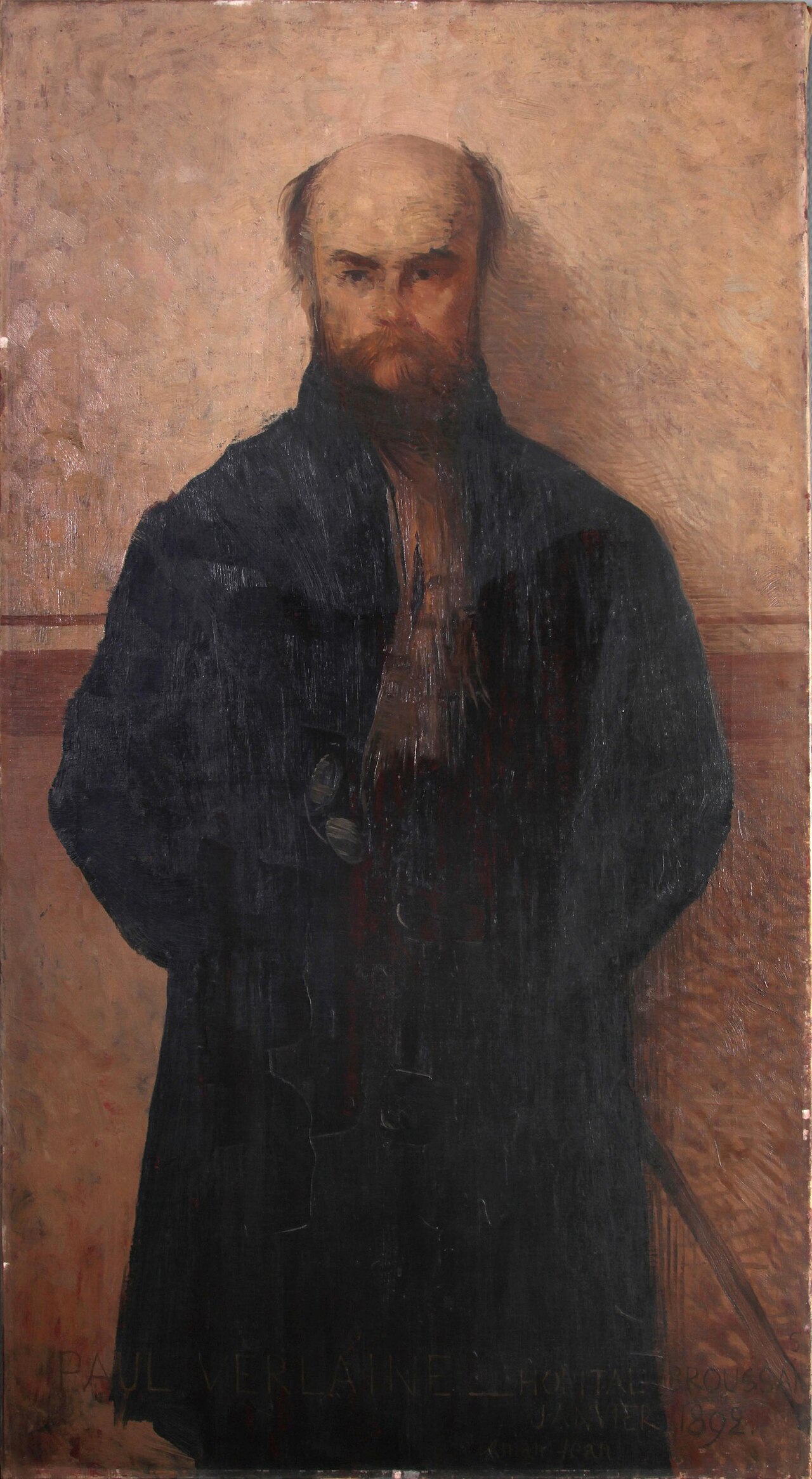 Portrait of Paul Verlaine by Edmond Aman-Jean