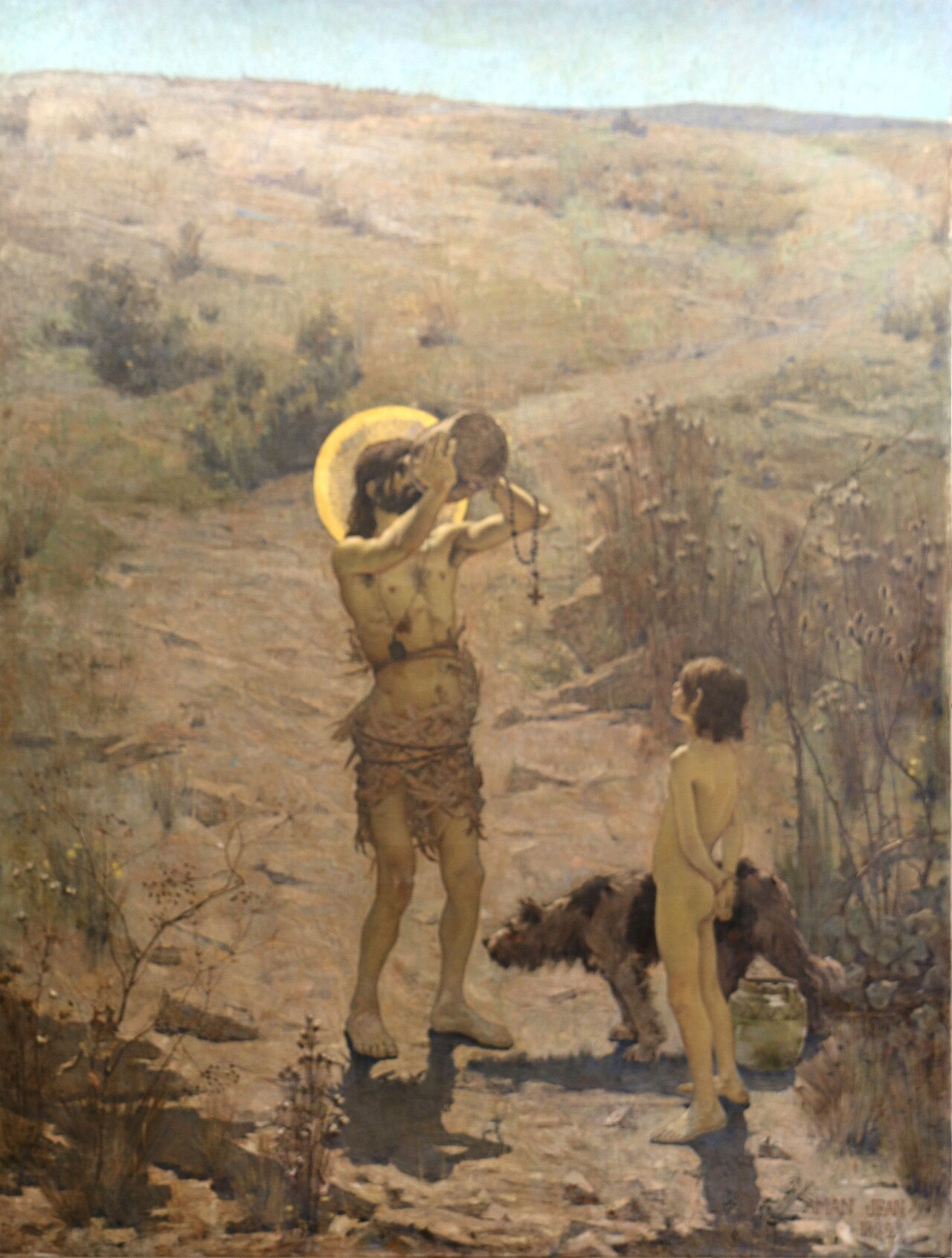 St Julien l'Hospitalier by Edmond Aman-Jean
