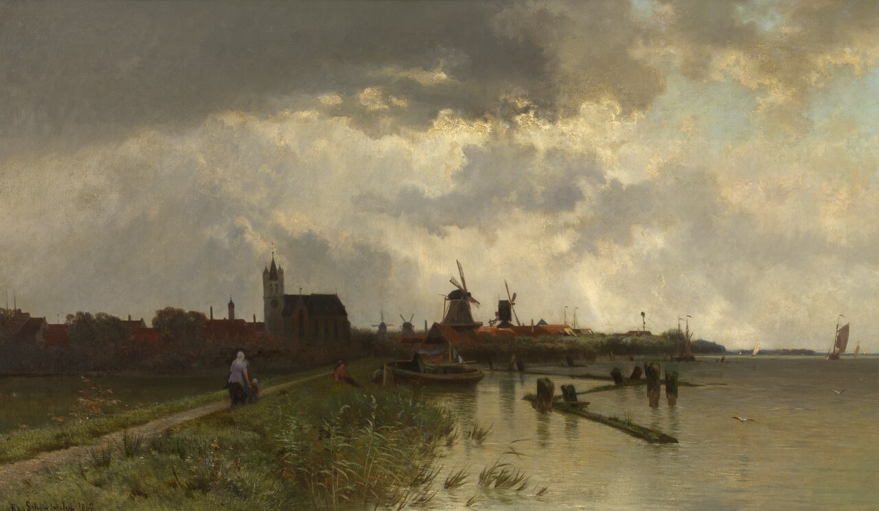 Souvenir of the Zuiderzee by Edmond de Schampheleer