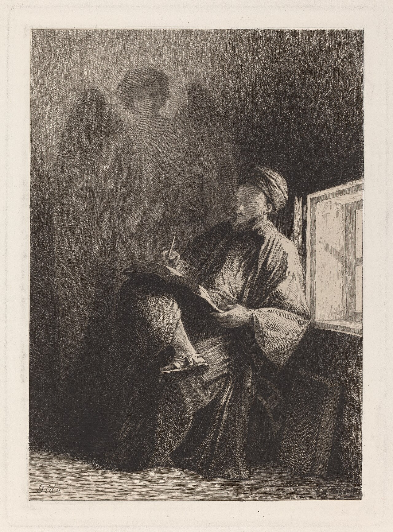 Saint Matthew by Edmond Hédouin