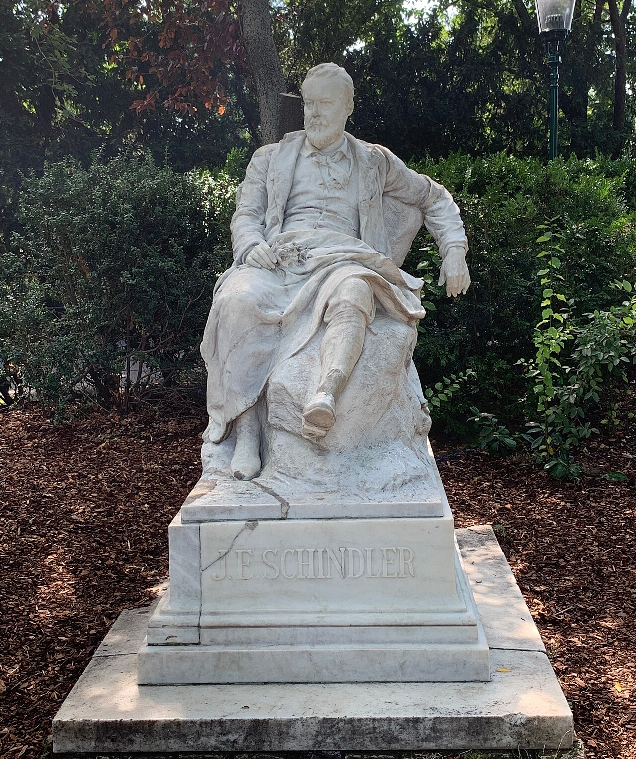 Emil Jakob Schindler monument, Vienna by Edmund von Hellmer