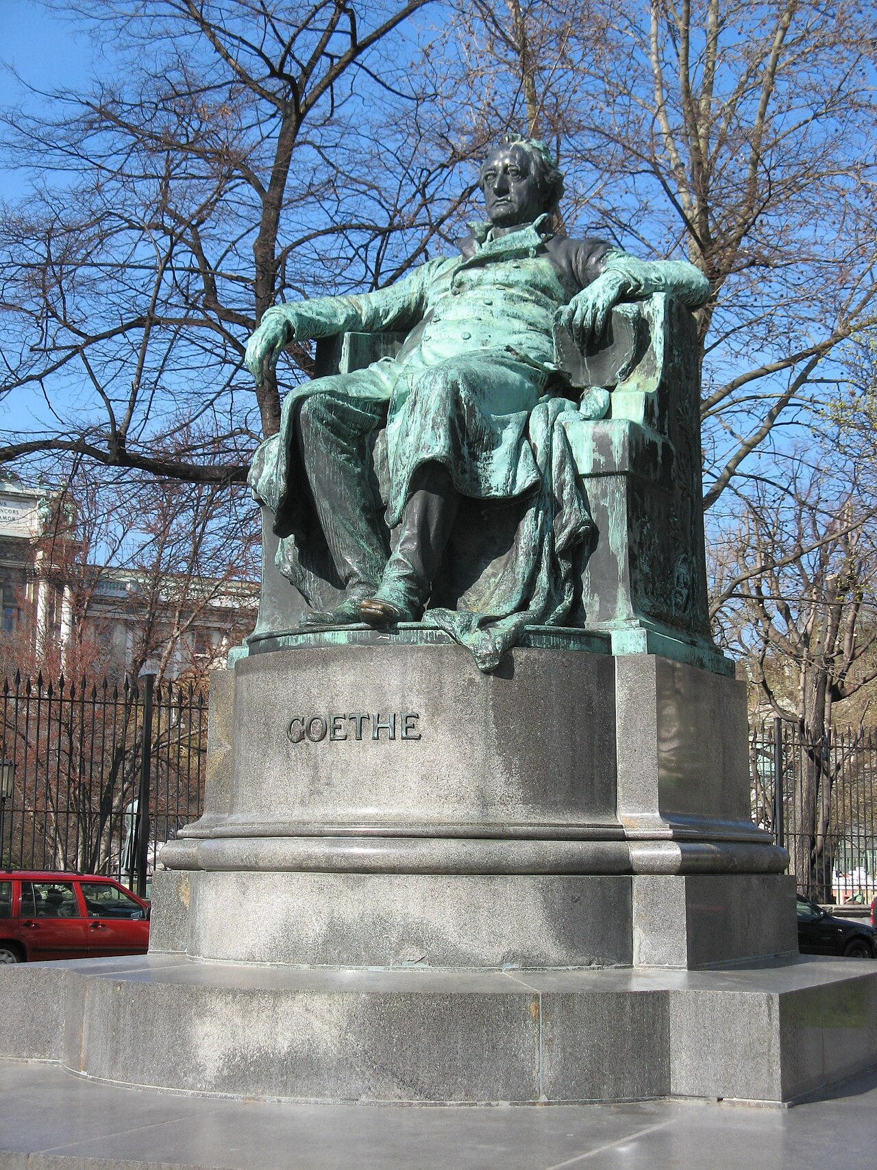 Goethe monument, Vienna by Edmund von Hellmer
