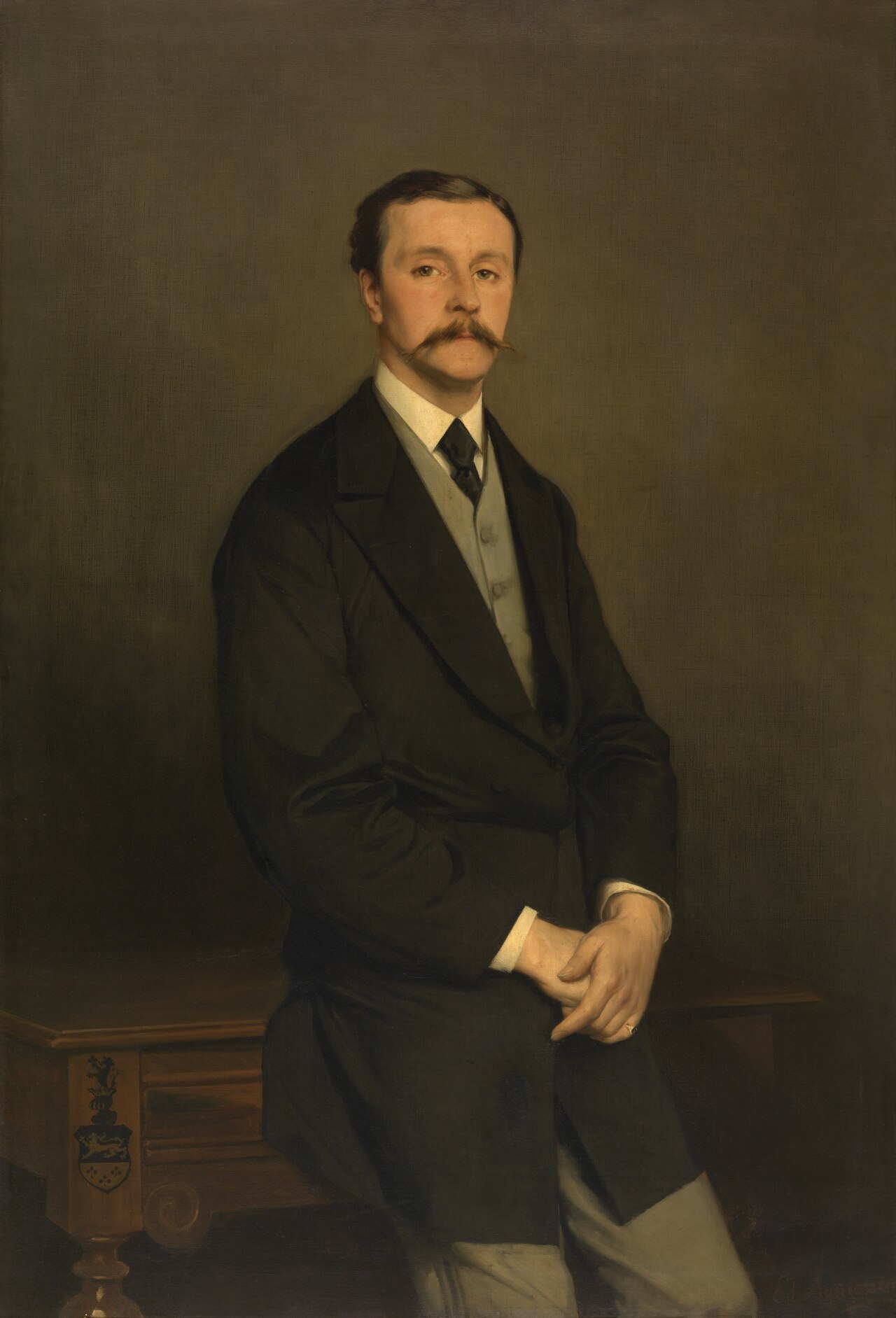 Portrait of a Man by Edouard Agneessens
