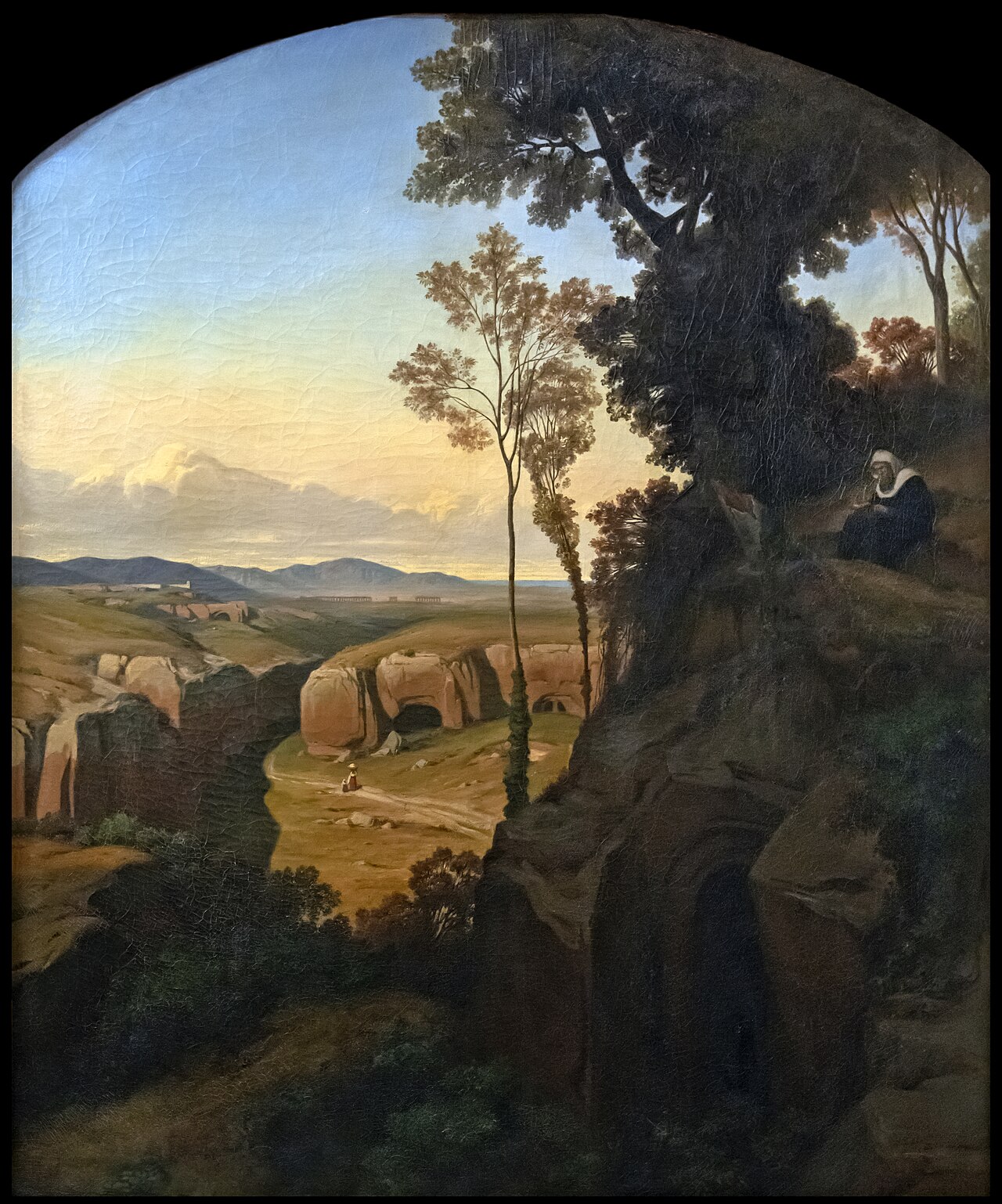 Beaux-Arts de Carcassonne - Vue des carrière de la Cervara - Edouard Bertin by Édouard Bertin