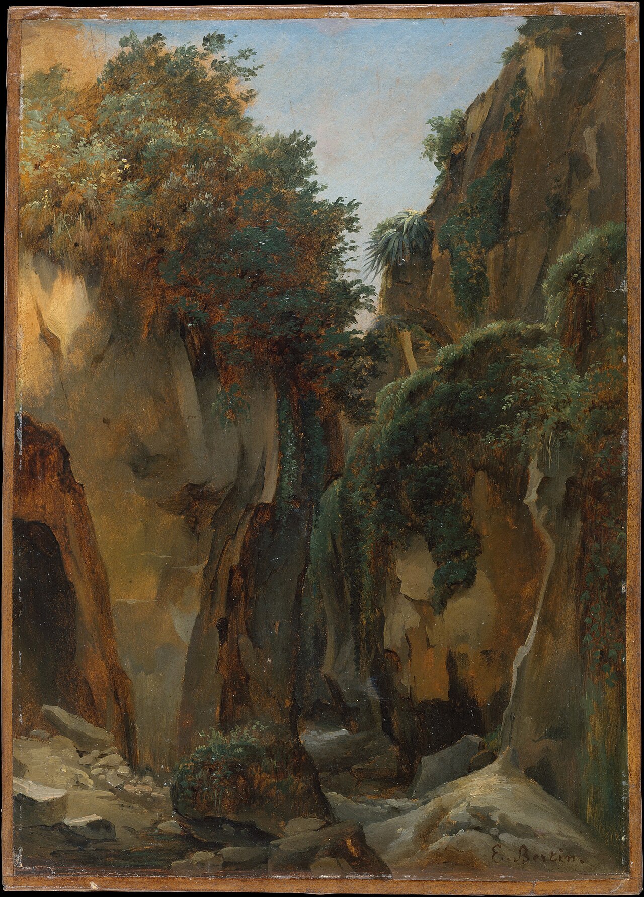 Ravine at Sorrento by Édouard Bertin