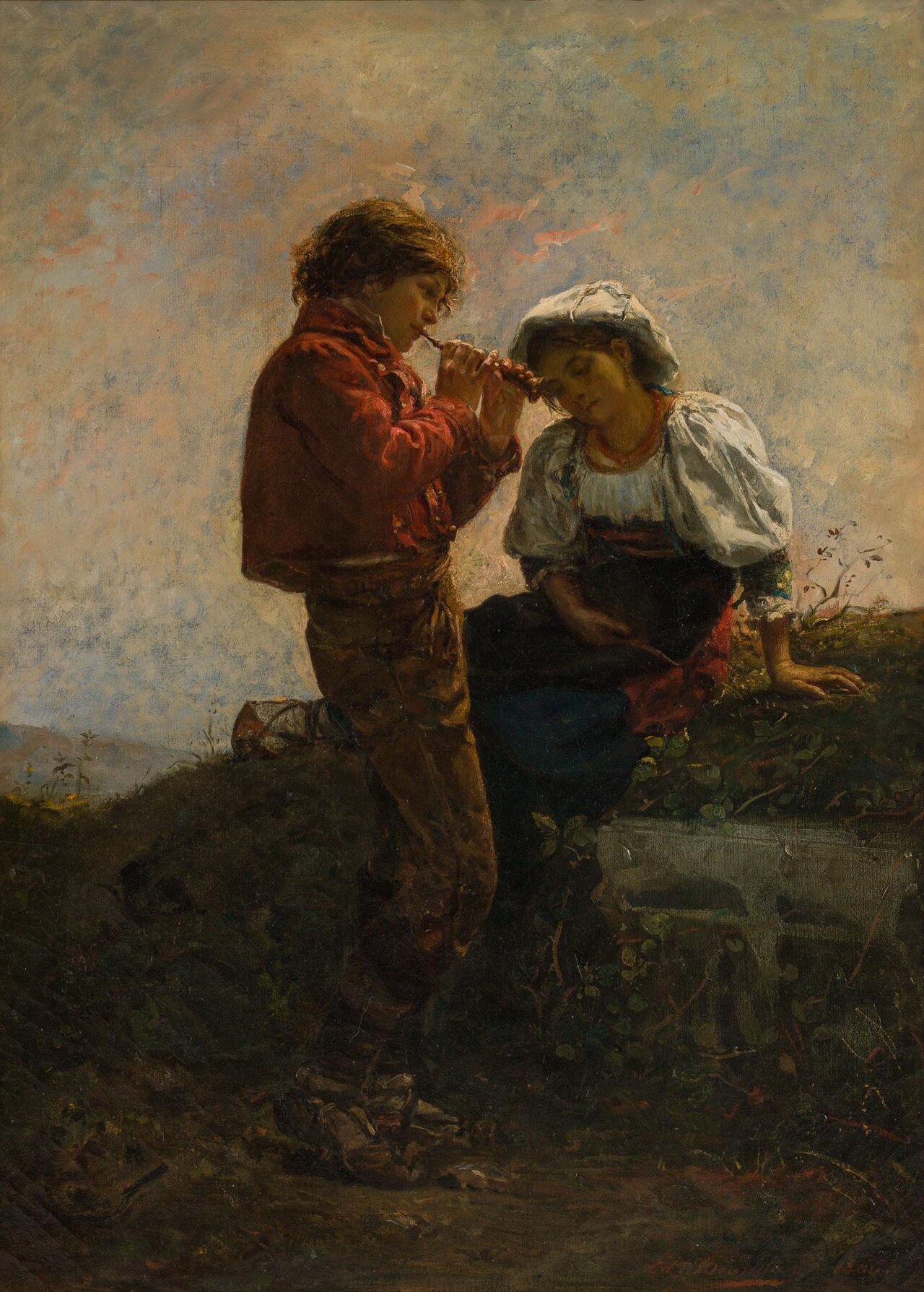 A couple by Édouard Brandon