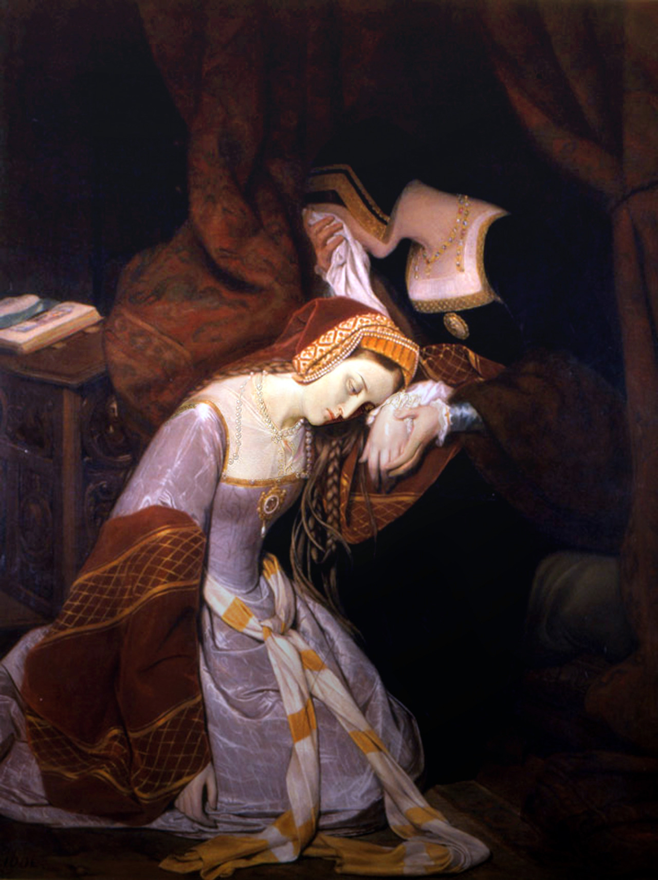Anne Boleyn in the Tower of London by Édouard Cibot