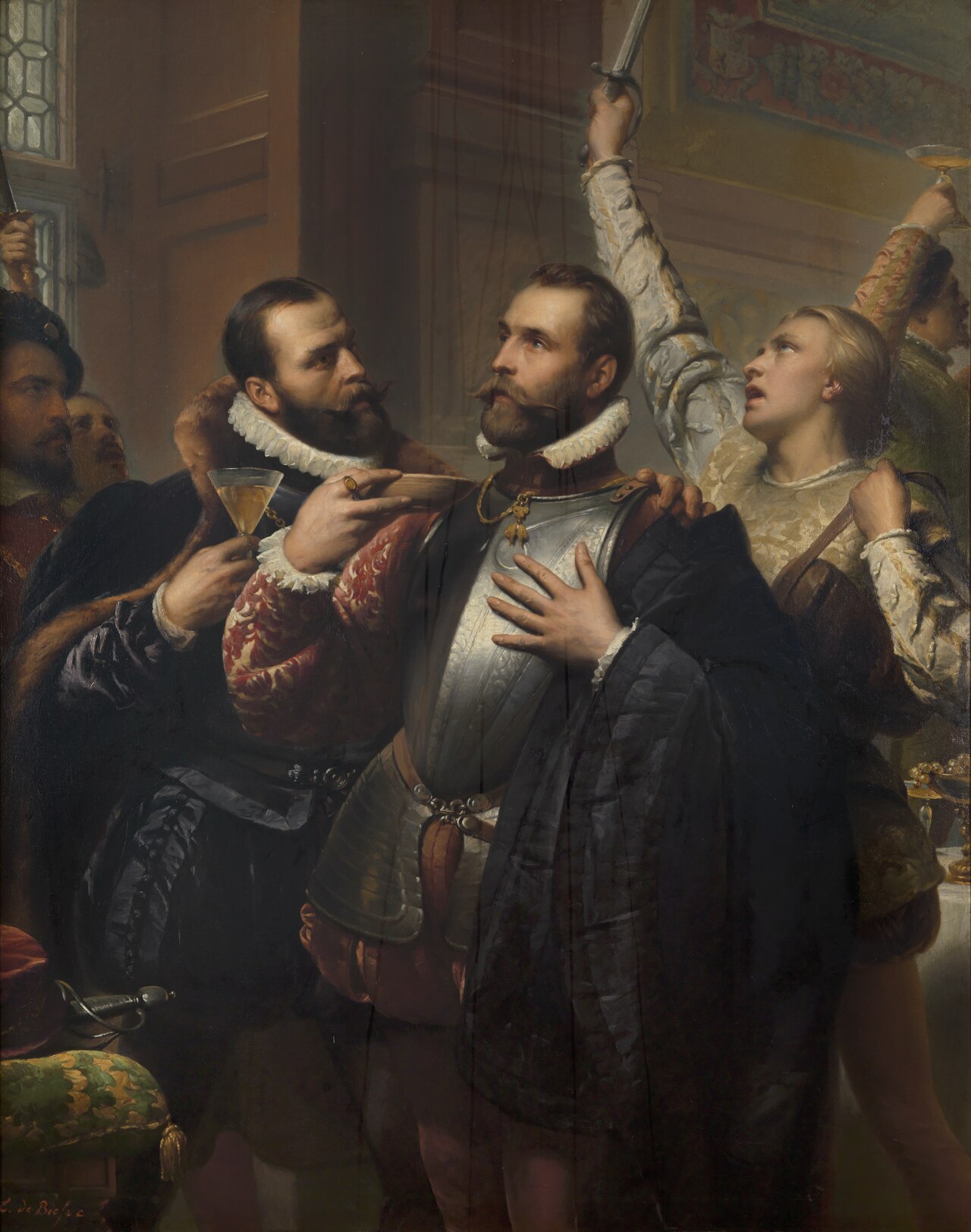 The Alliance of the Noblemen in 1566 by Edouard De Bièfve