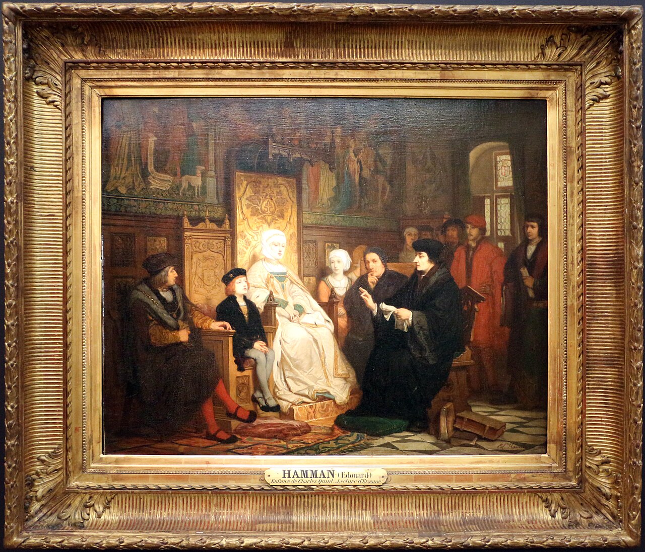Charles's childhood. A reading of Erasmus by Edouard Hamman