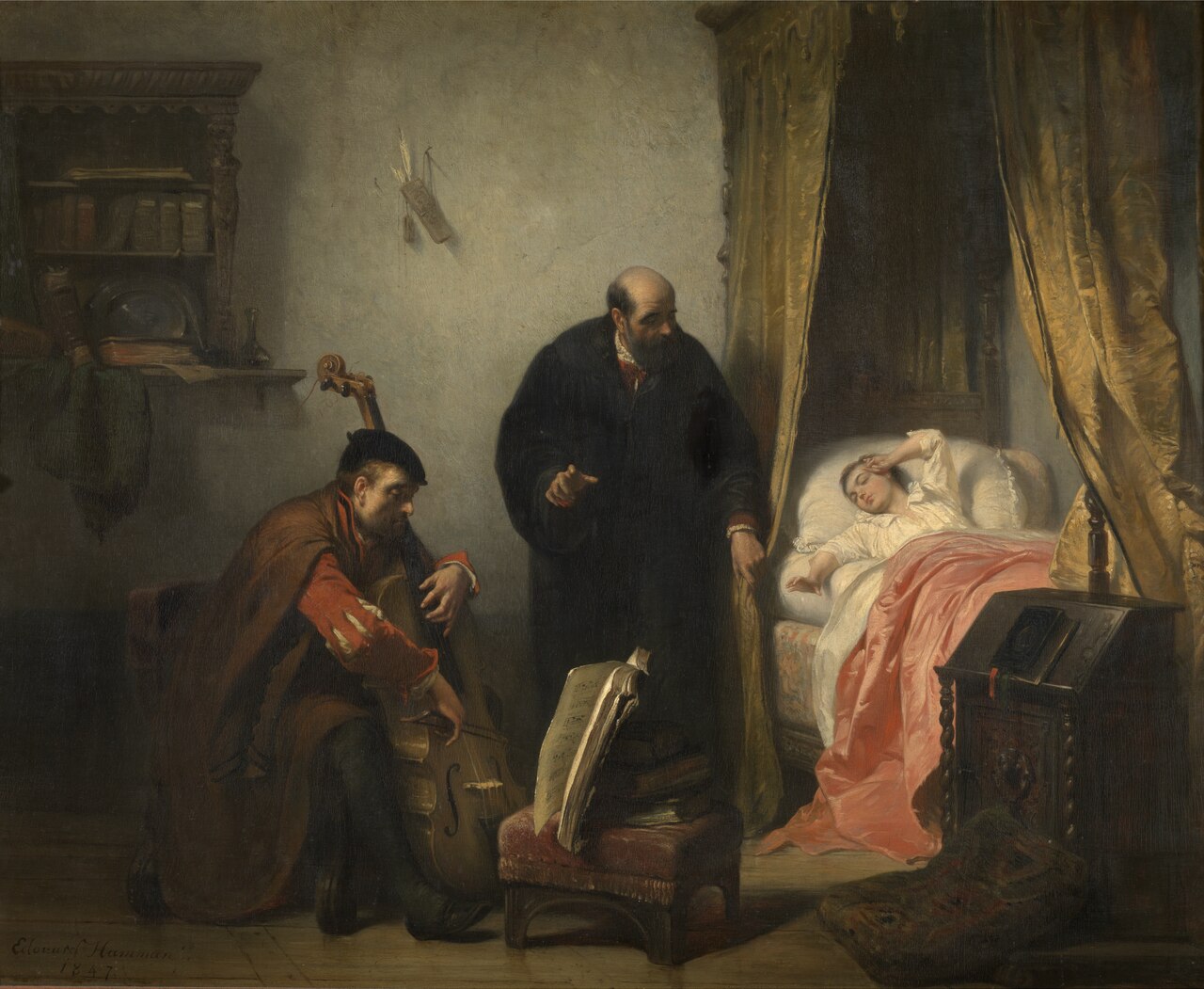 The Awakening of Michel Montaigne by Edouard Hamman