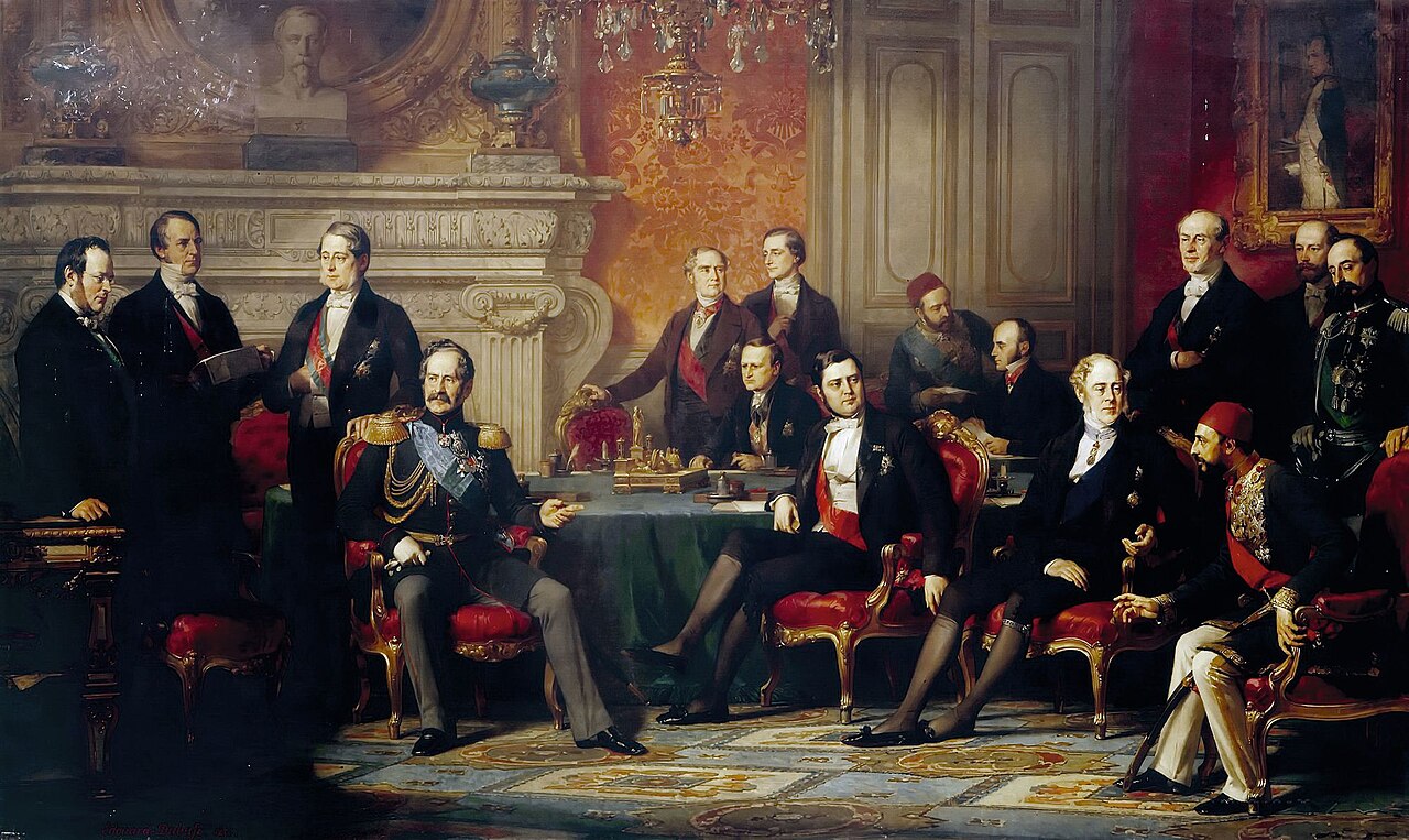 The Congress of Paris by Edouard Louis Dubufe