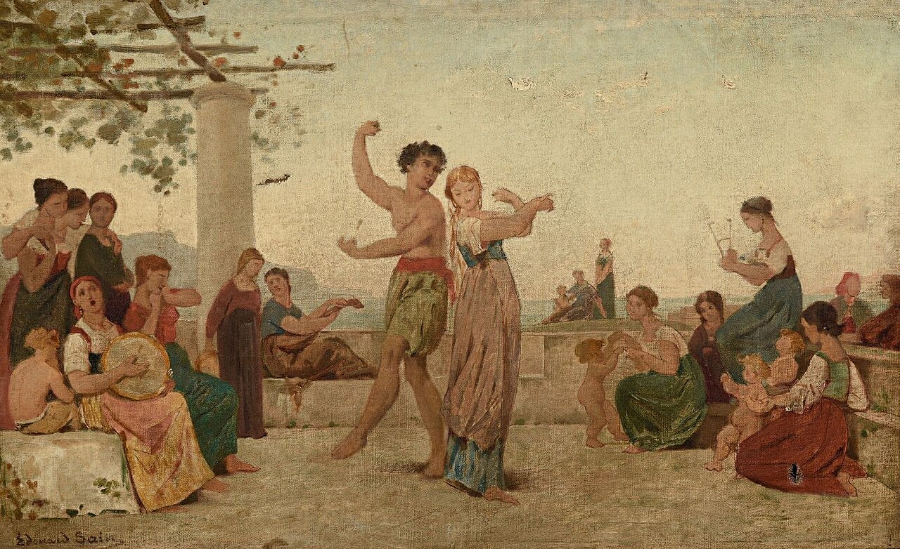 Dance in Italy by Édouard Sain