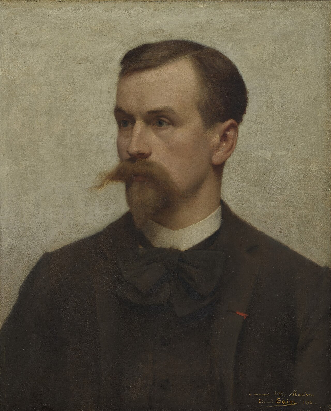 Portrait of Willy Martens by Édouard Sain