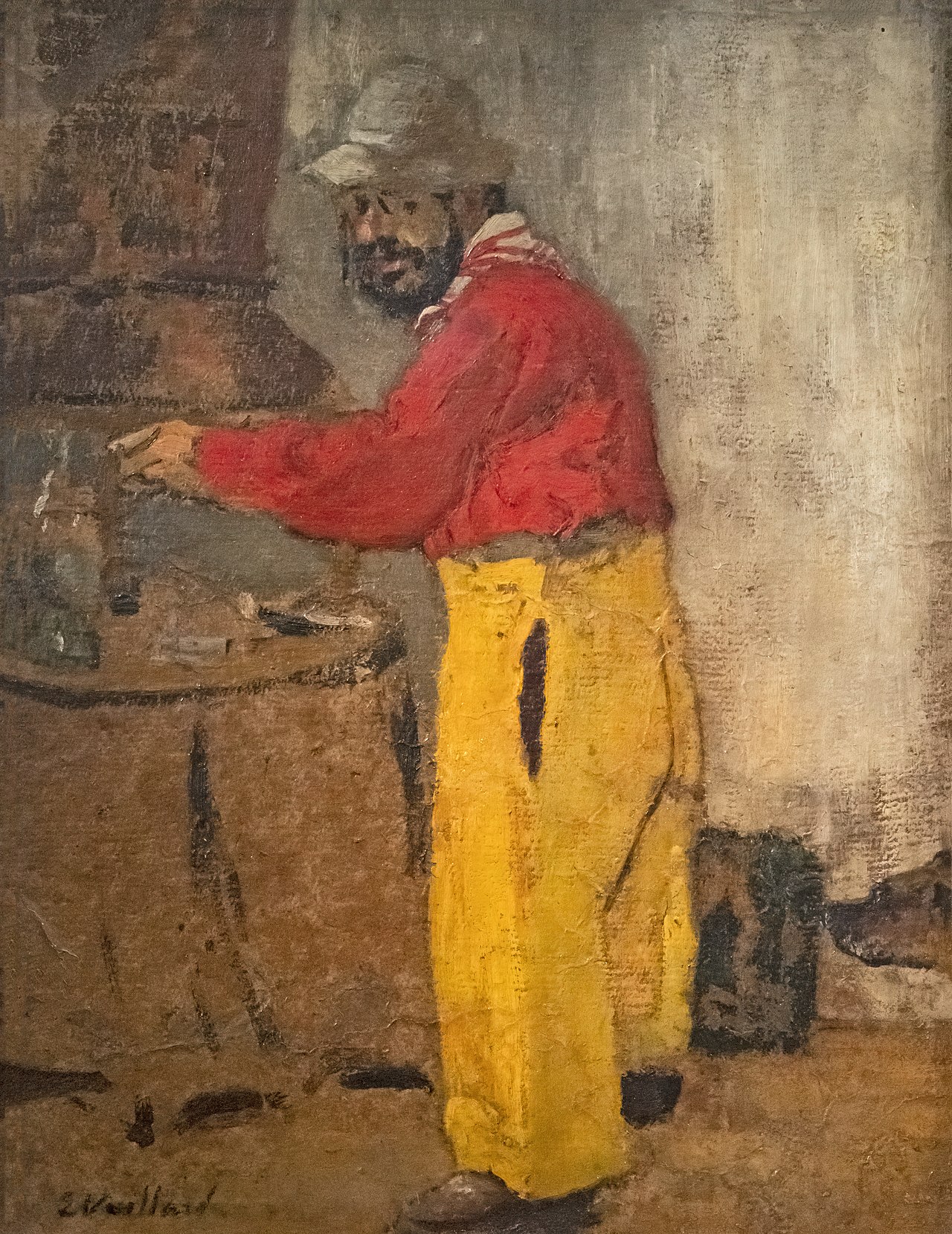 Portrait of Toulouse Lautrec, in Villeneuve-sur-Yonne, with the Natansons by Édouard Vuillard