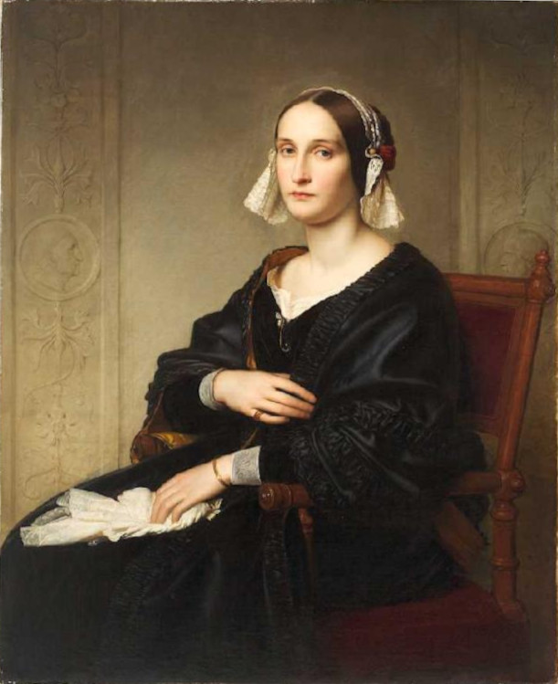 Portrait of Lida Bendemann by Eduard Bendemann