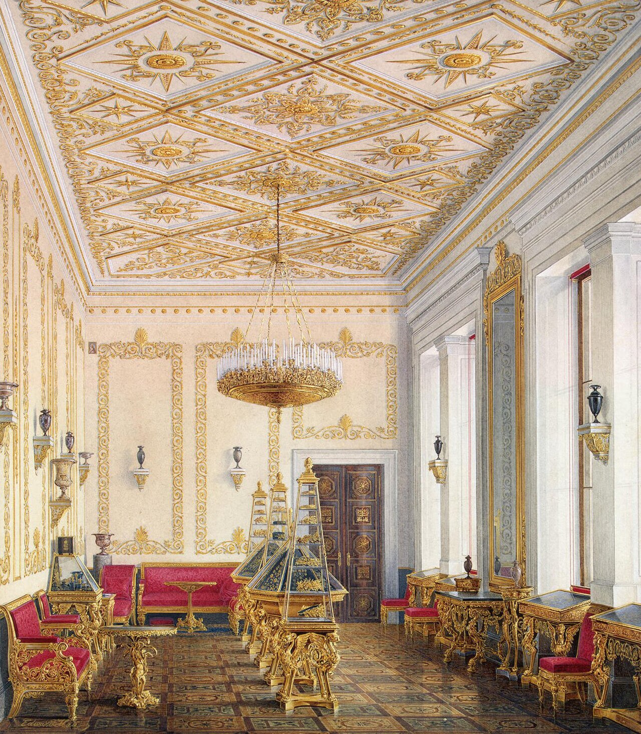 The Empress's Cabinet by Eduard Hau