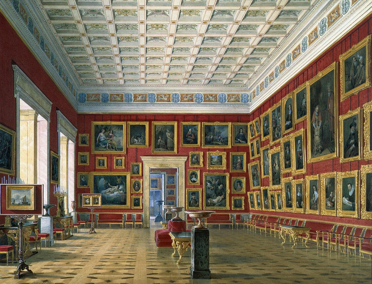 The Room of Dutch and Flemish Art by Eduard Hau