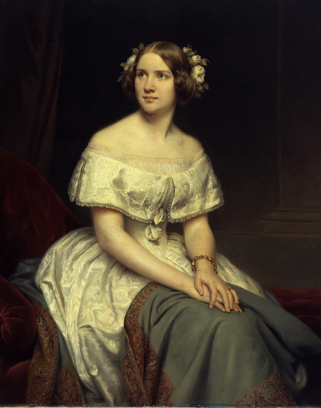 Portrait of Jenny Lind by Eduard Magnus