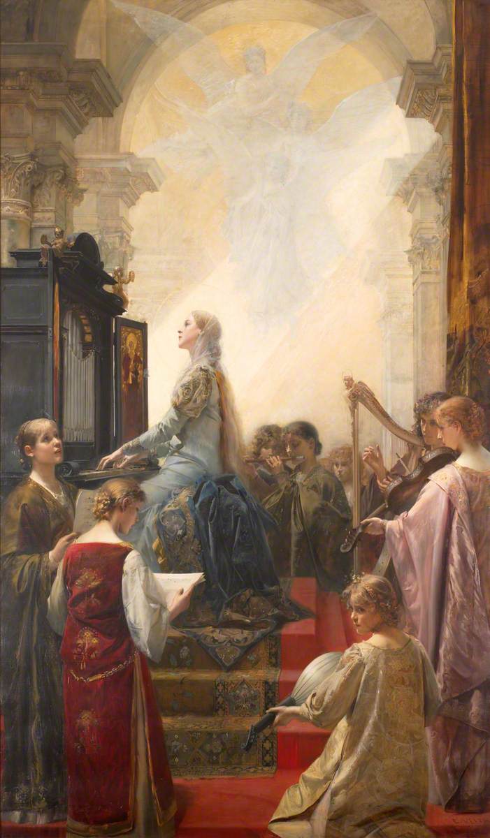 Saint Cecilia by Eduard Veith