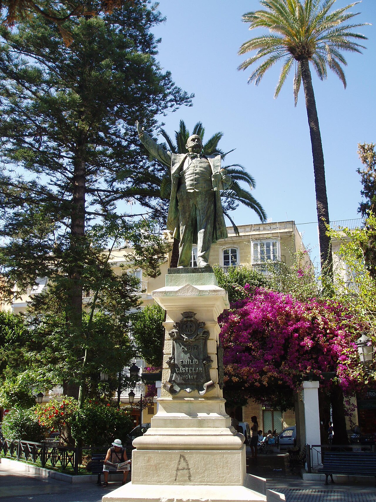 Monument to Emilio Castelar by Eduardo Barrón