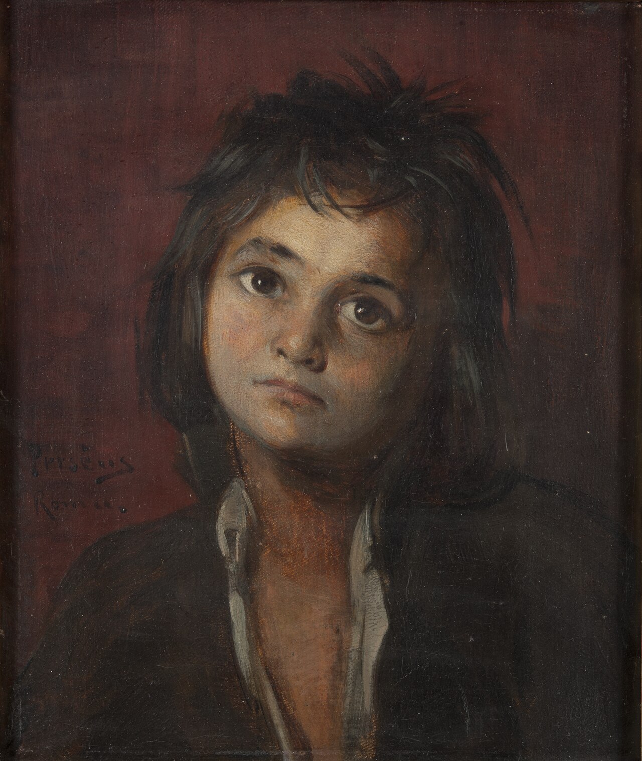 Romersk gosse. Studie by Edvard Perséus
