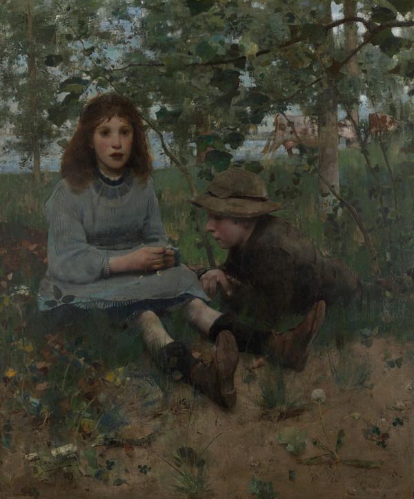 A Daydream by Edward Arthur Walton