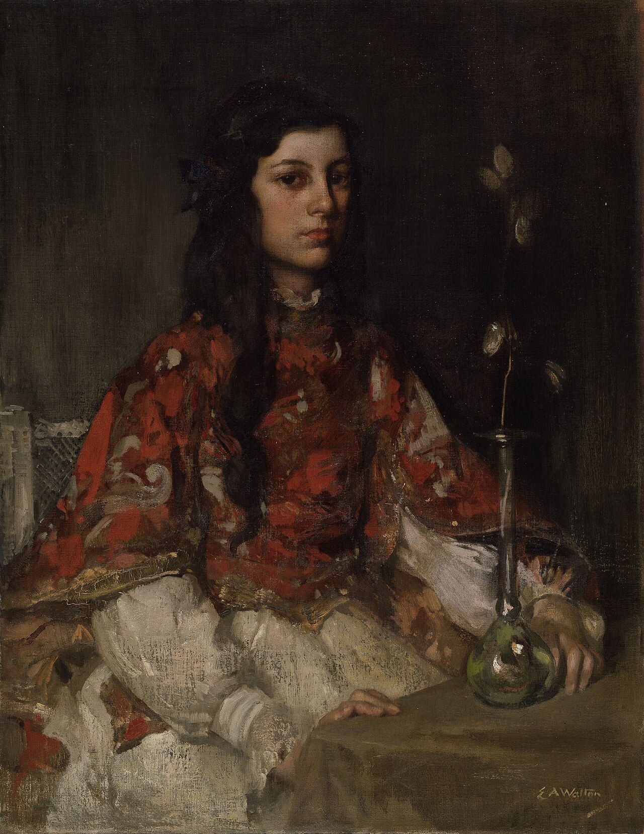 The Red Jacket by Edward Arthur Walton